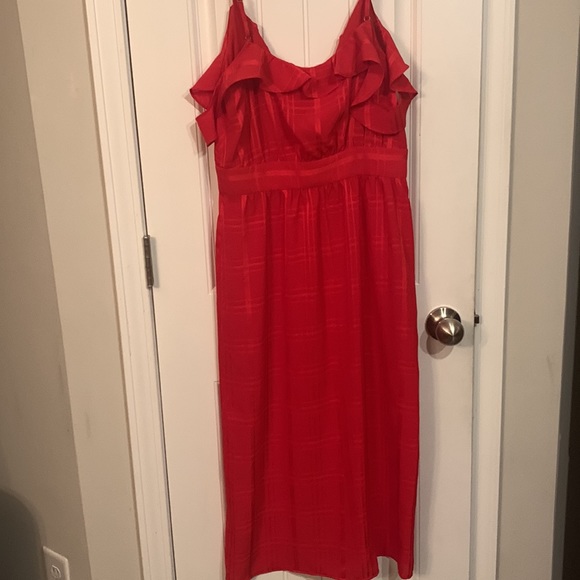 Lovers and Friends Flutter Sleeve Red Button Front Size Small NWT - Picture 7 of 10